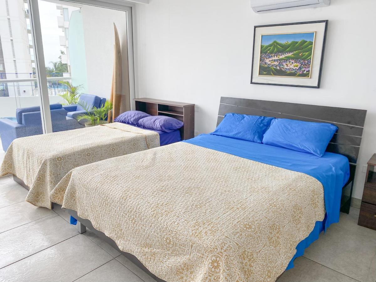 M3 Lujoso Y Comodo Departamento Con Playa 2 Piscinas Cancha De Tenis Jacuzzi Seguridad 24 Horas Manta Exterior photo